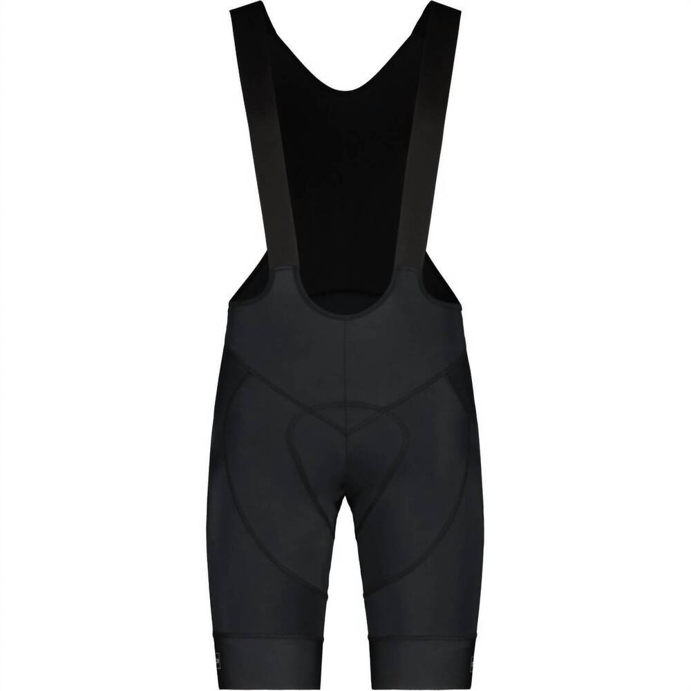 NEW MALOJA men's telvet cycle bib shorts in deep black